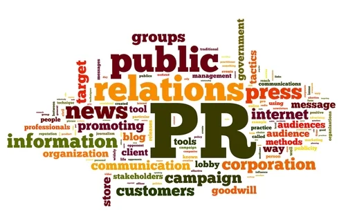 Scattered Words Related To Public Relations