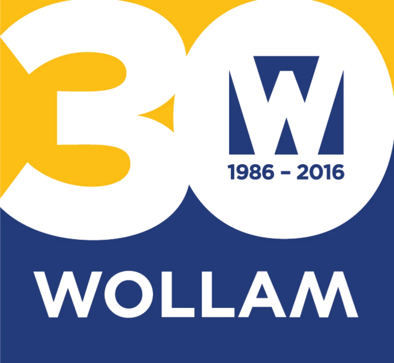 Wollam Construction 30 Year Graphic