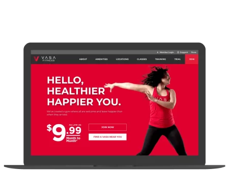 VASA Webpage Promotion On Laptop Screen