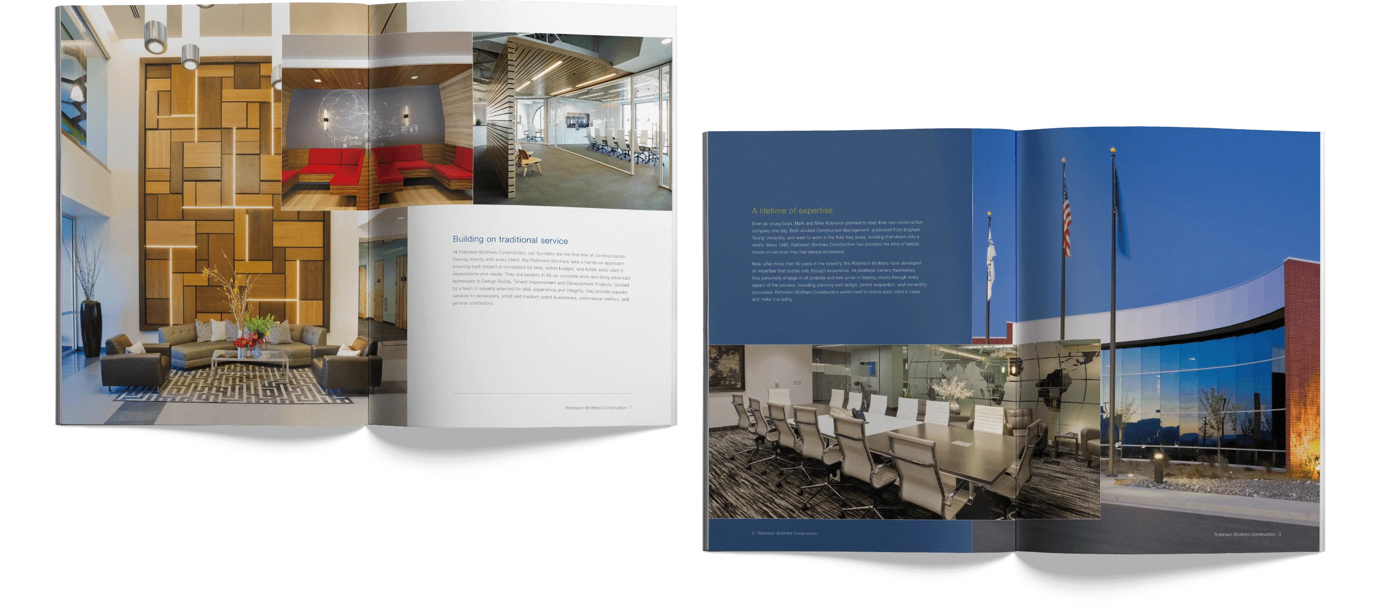 Robinson Brothers Brochure Open