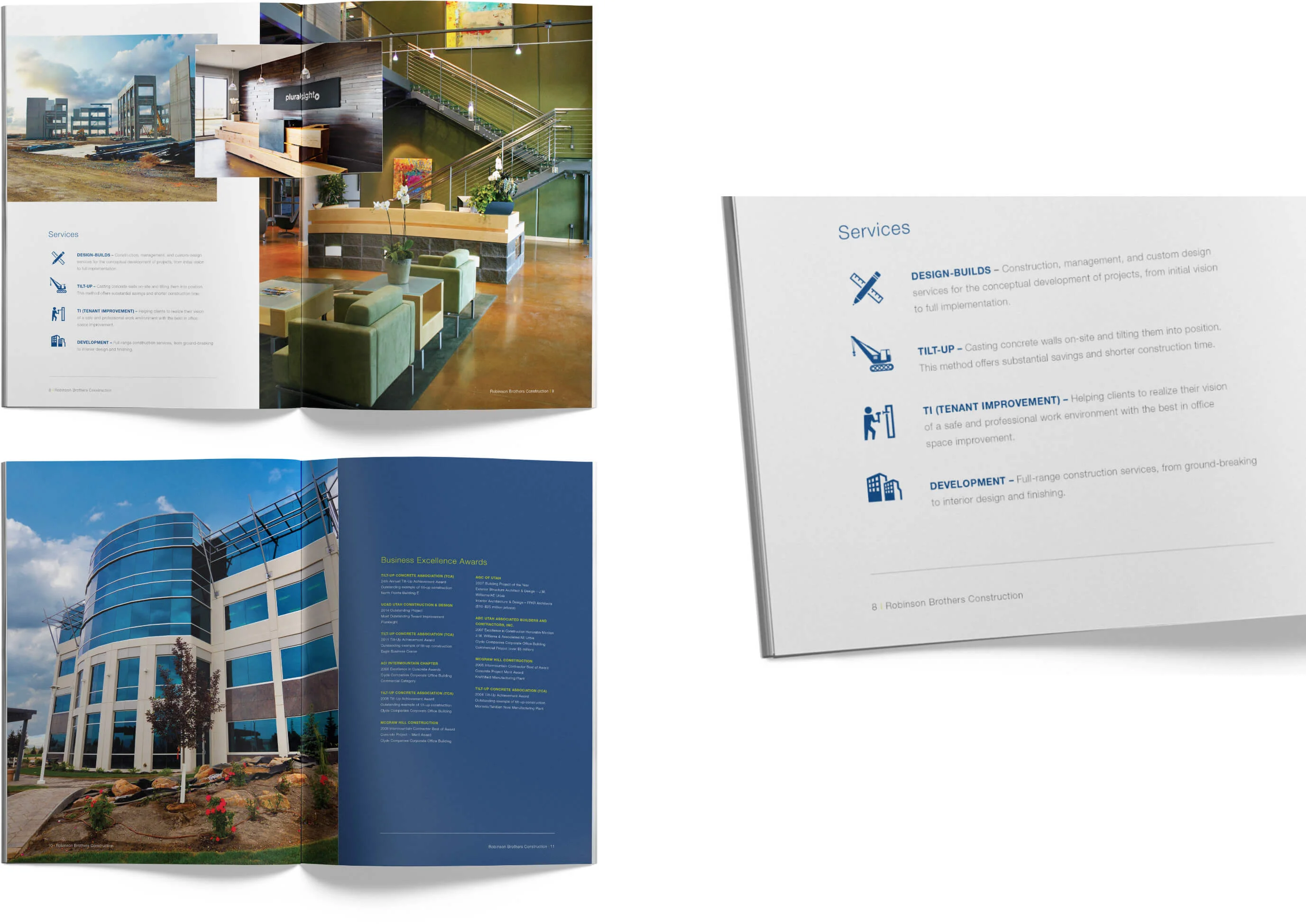 Robinson Brothers Brochure Open