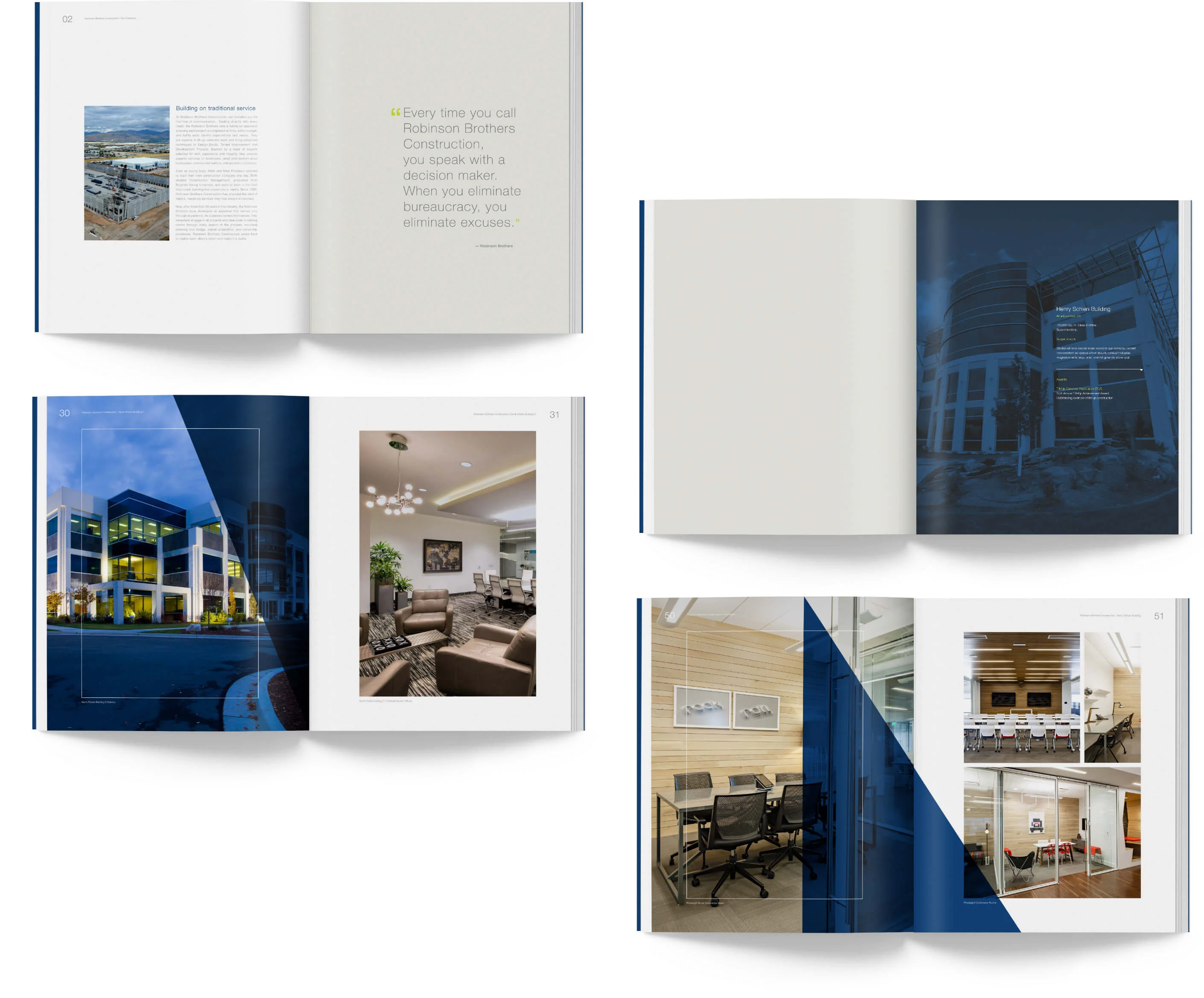 Robinson Brothers Brochure Open