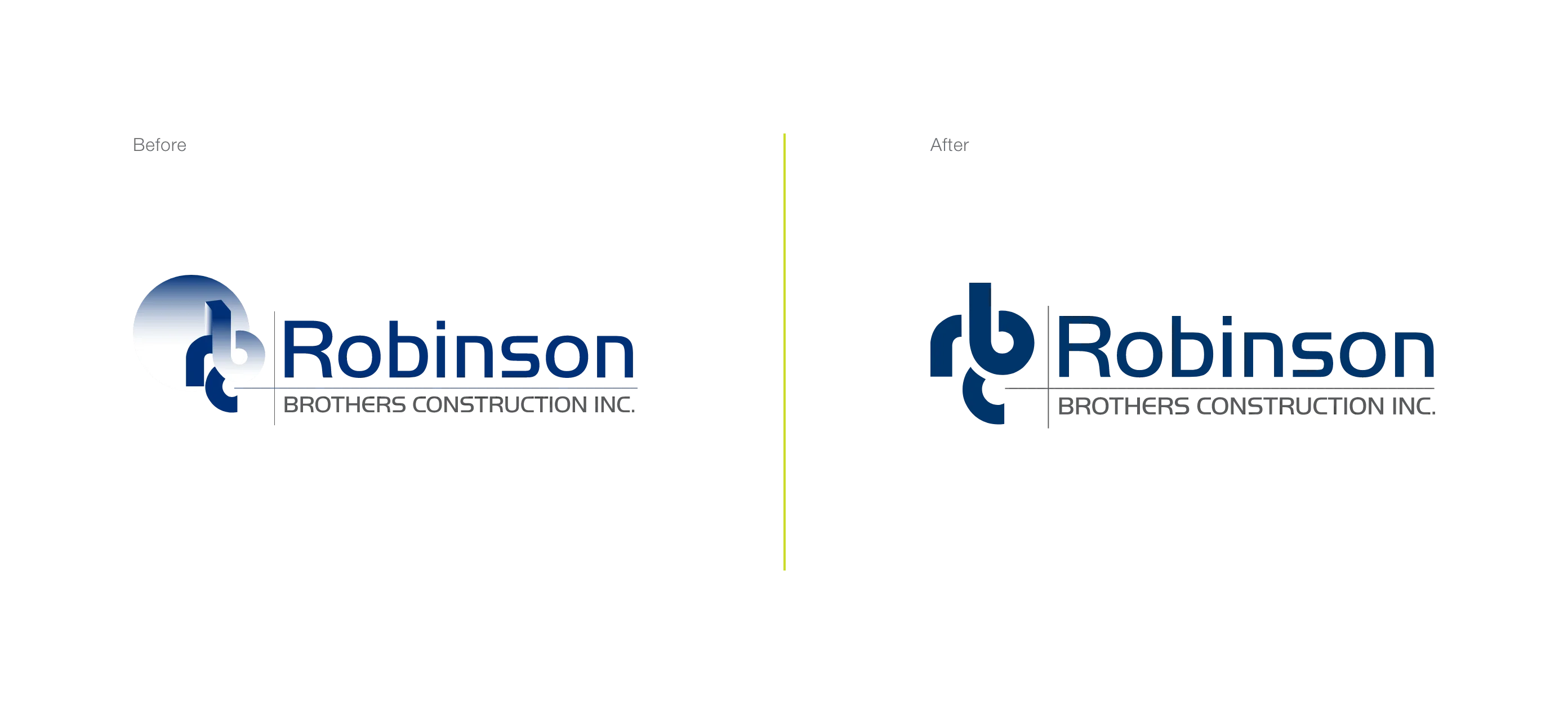 Robinson Brothers Logo Before And After