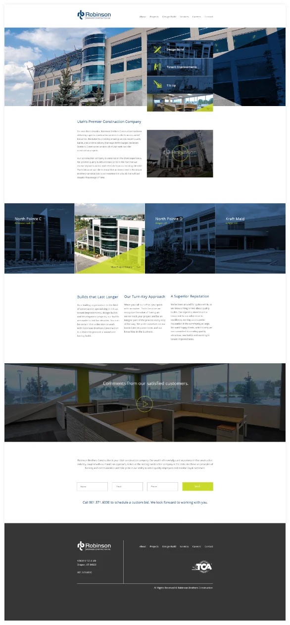 Robinson Brothers Webpage