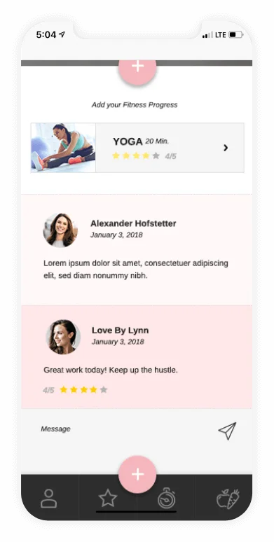 Love By Lynn Web App Screen