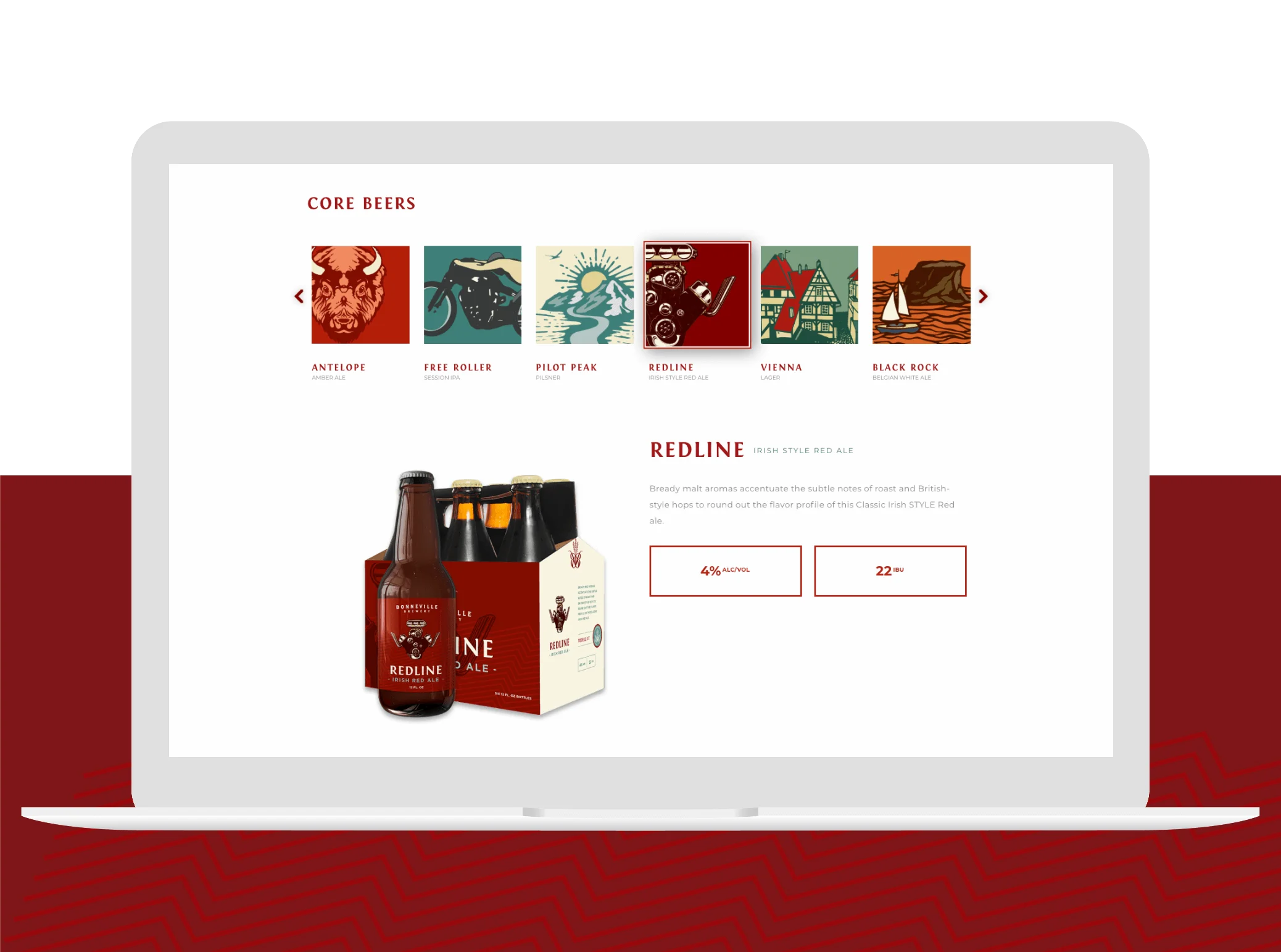 Bonneville Brewery Webpage