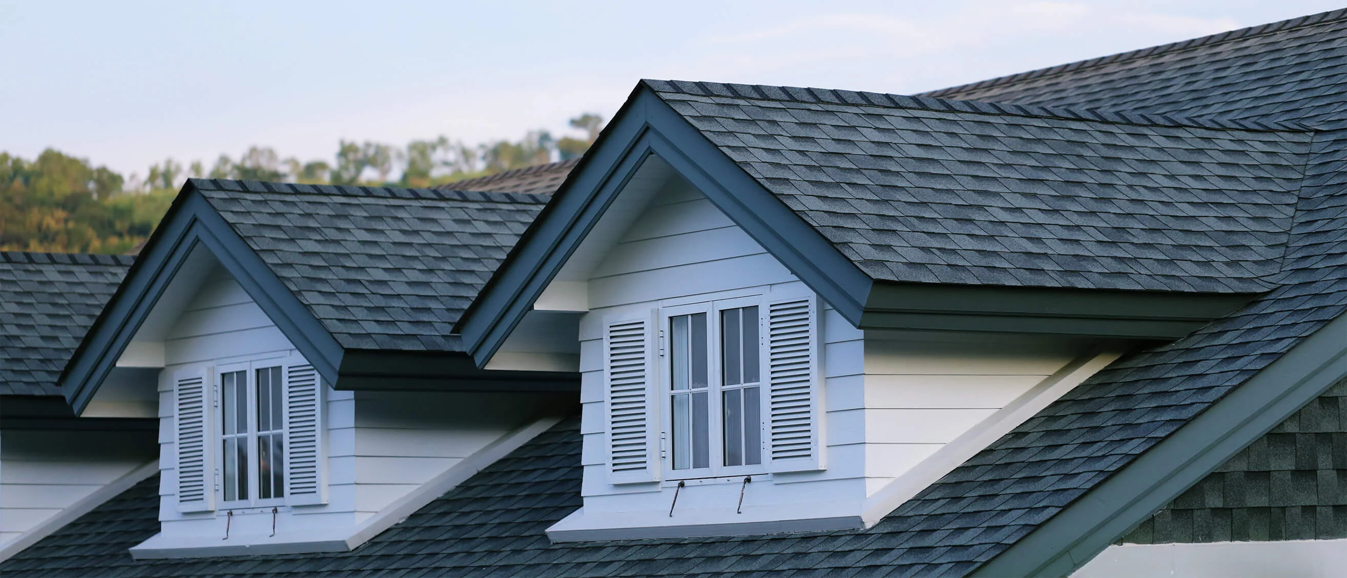 Roof Of A White Home