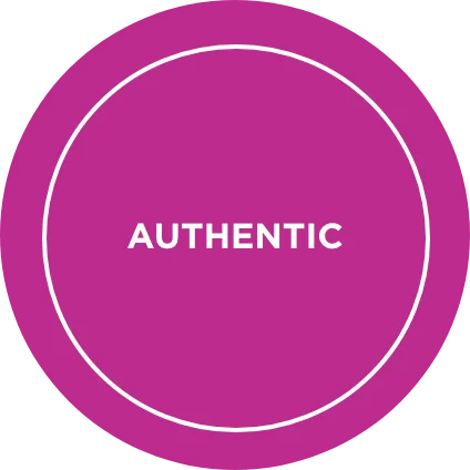 Abundant Dental Care Identity Pink Circle With The Word 