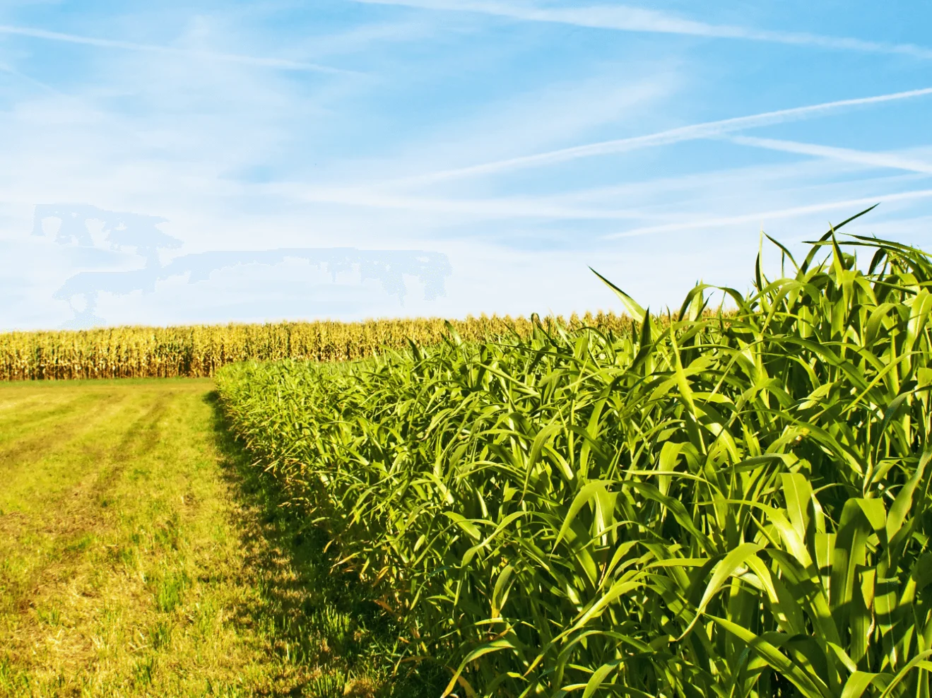 Cytozyme Imagery Of Farm Crops With Clear Sky