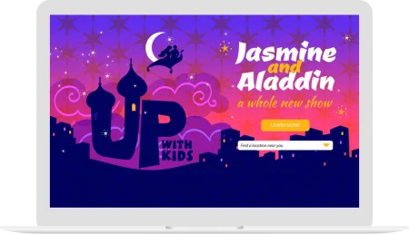 Up With Kids Jasmine And Aladdin