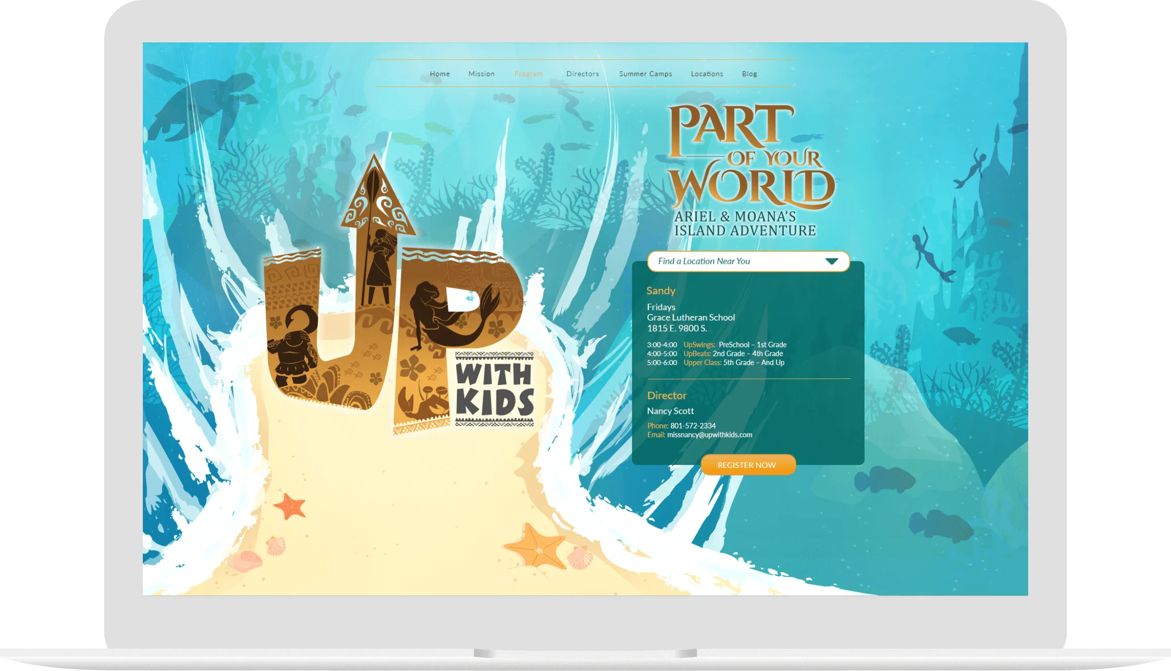 Up With Kids Website