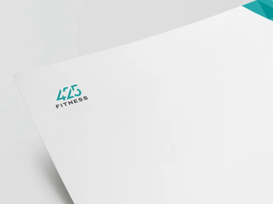 425 Fitness Business Paper Design