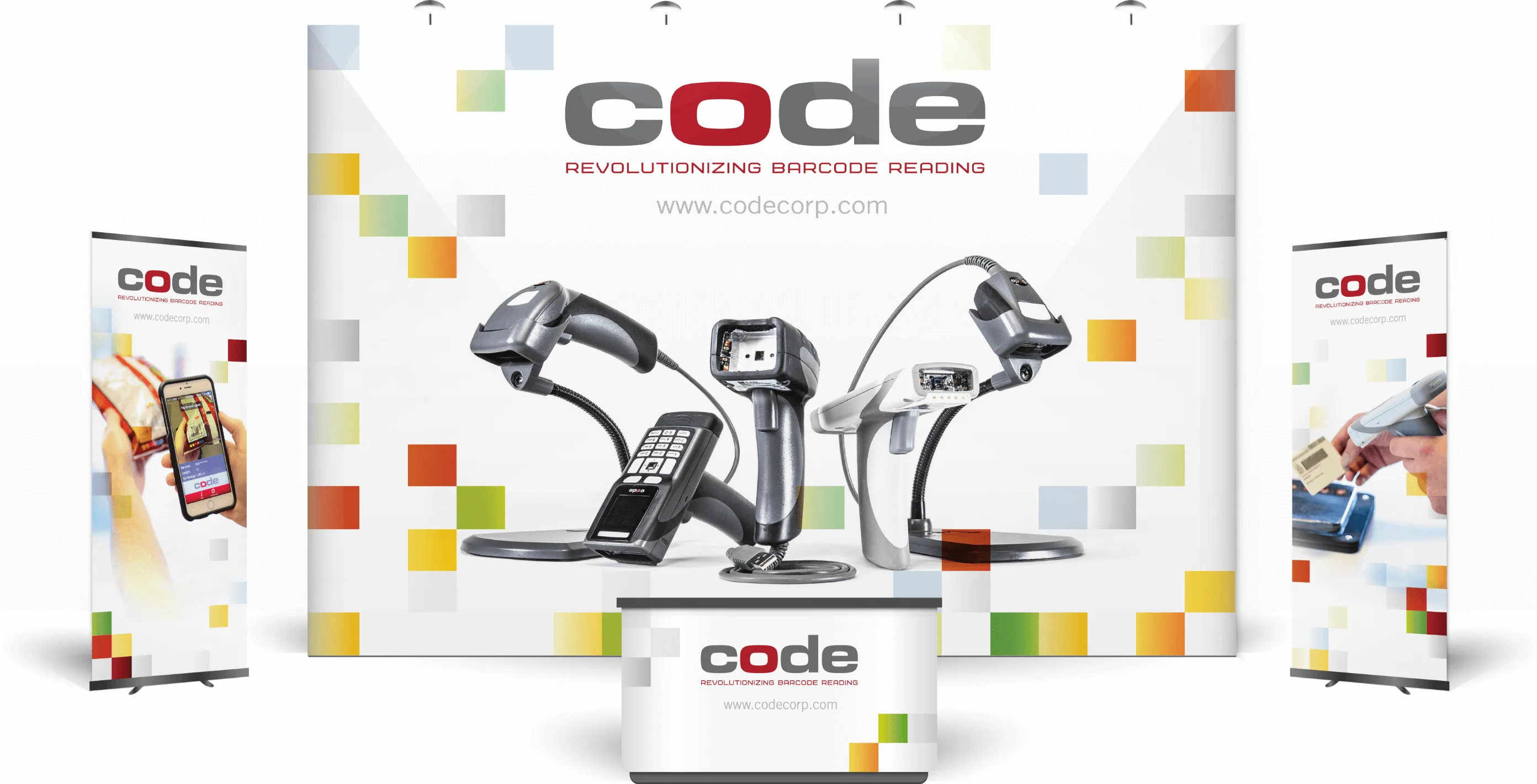 Code Booth Banner Designs