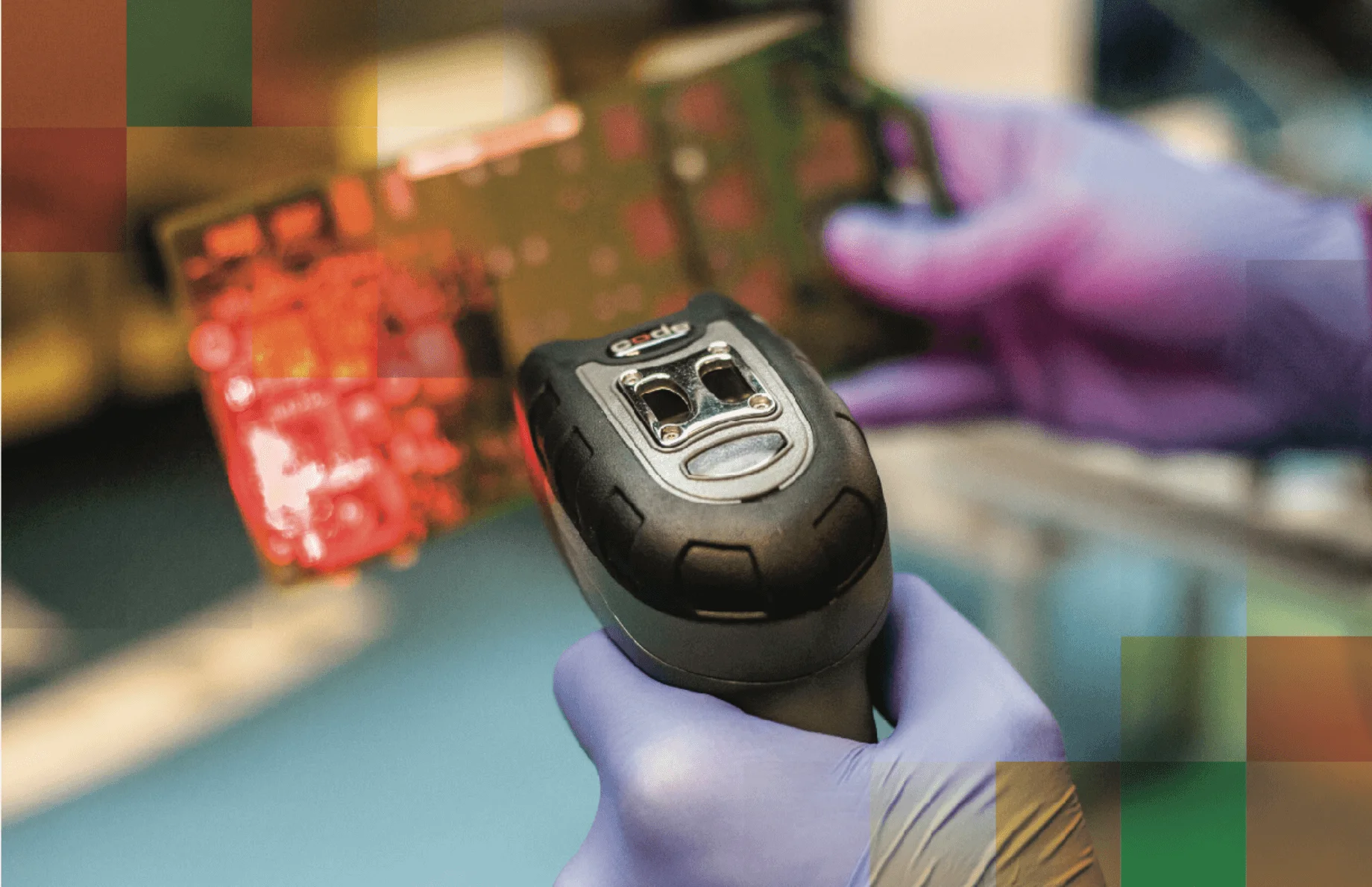 Person Using Code Scanner