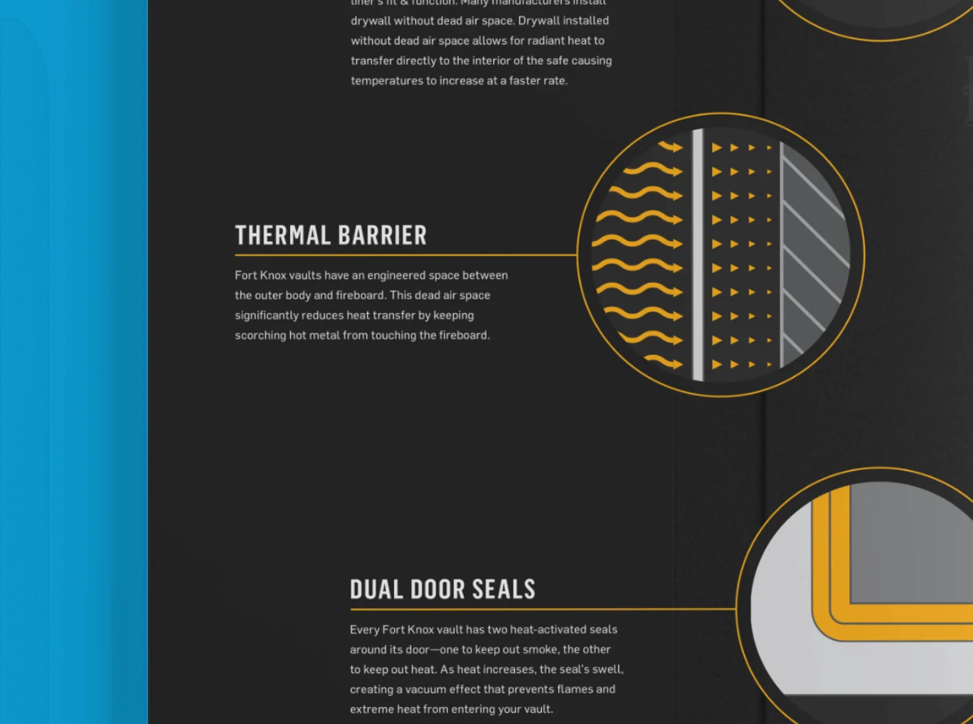 Fort Knox Brochure Fire Protection Page Closeup