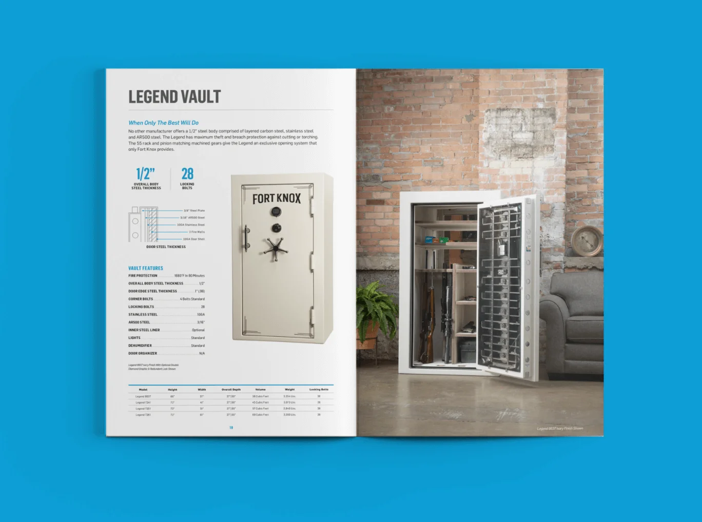Fort Knox Legend Vault Specifications