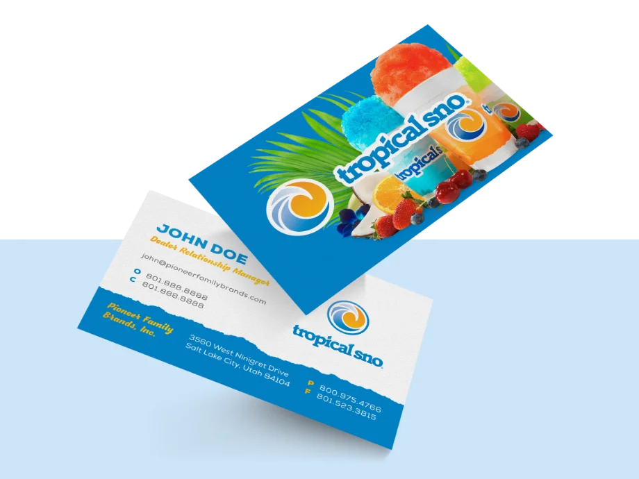 Tropical Sno Business Cards