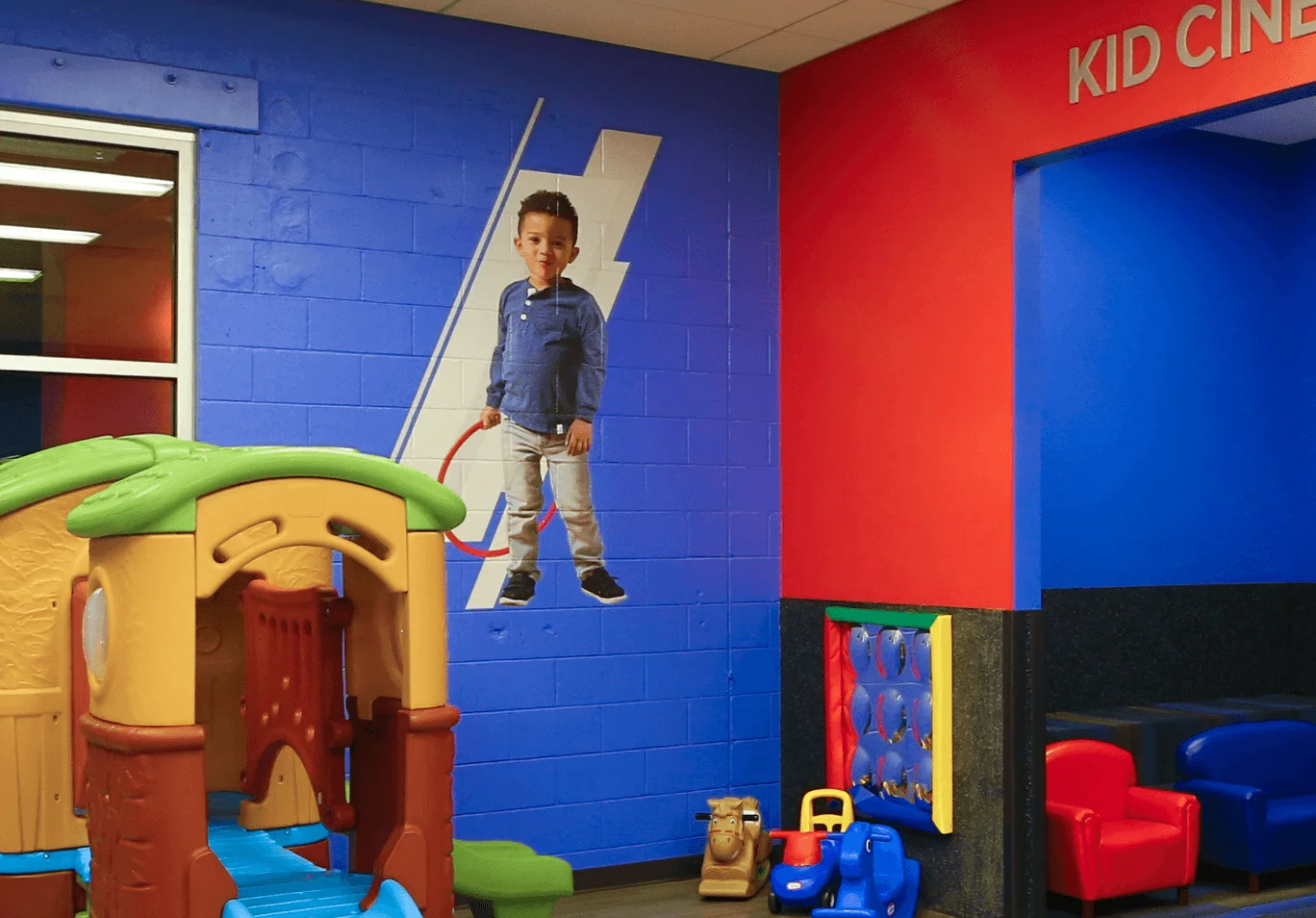 VASA Gym Kids Room With Playground Equipment