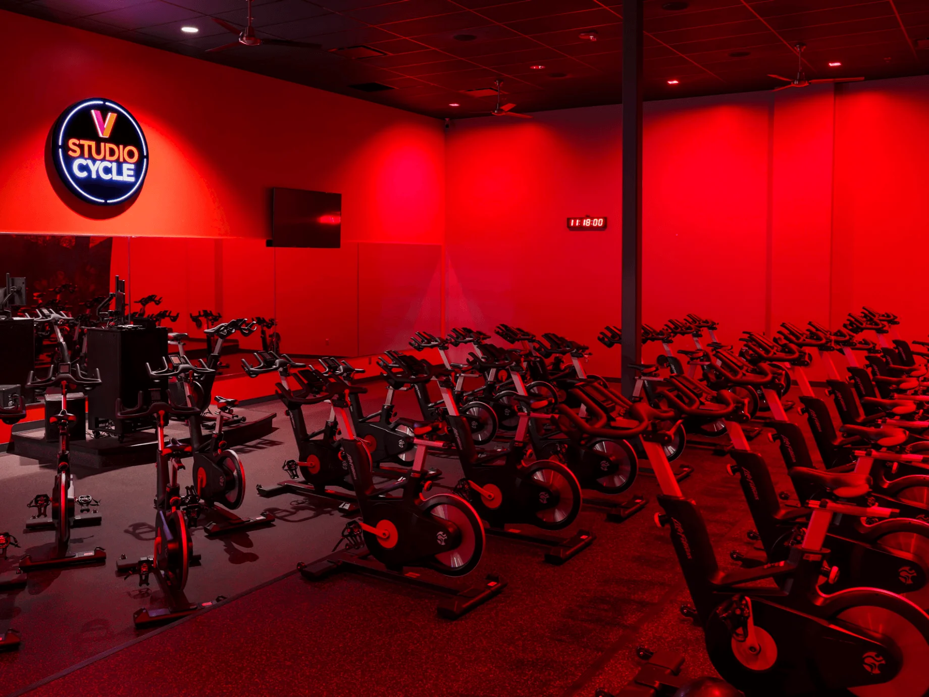 VASA Studio Cycle Room Interior