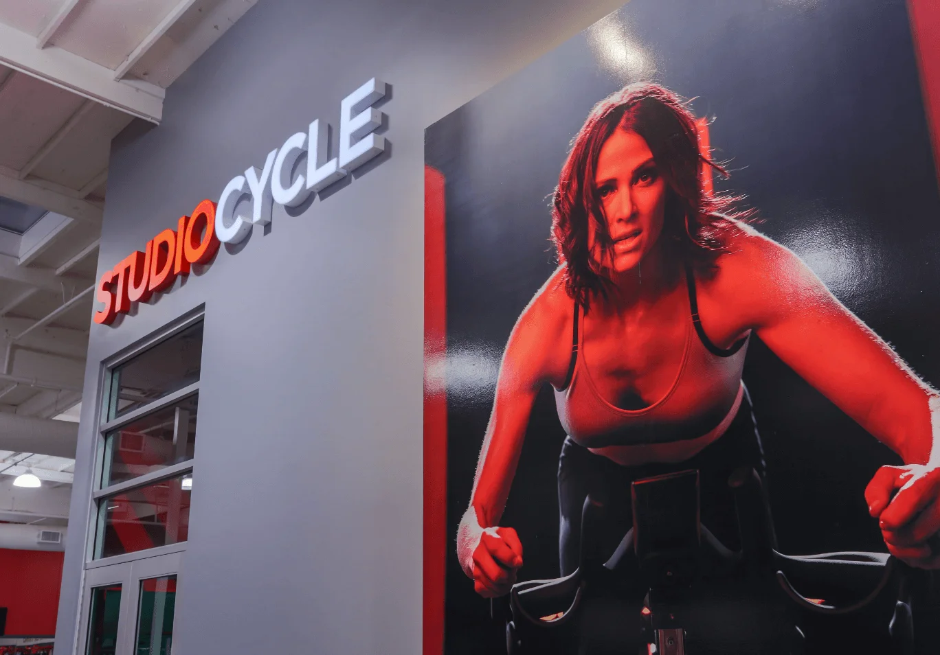 VASA Gym Studio Cycle Sign