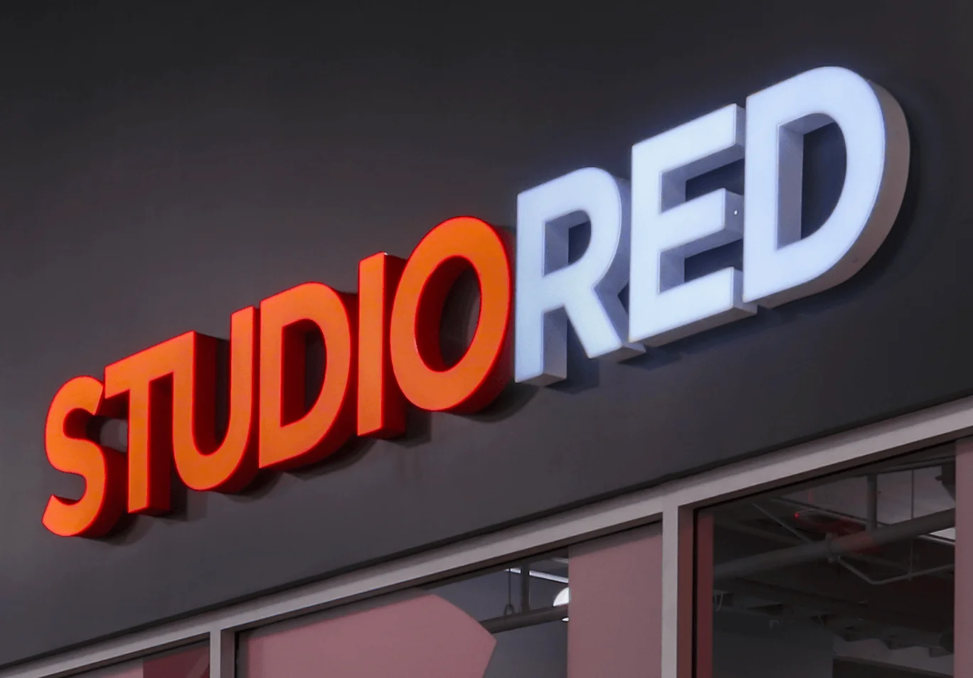 VASA Gym Studio Red Sign