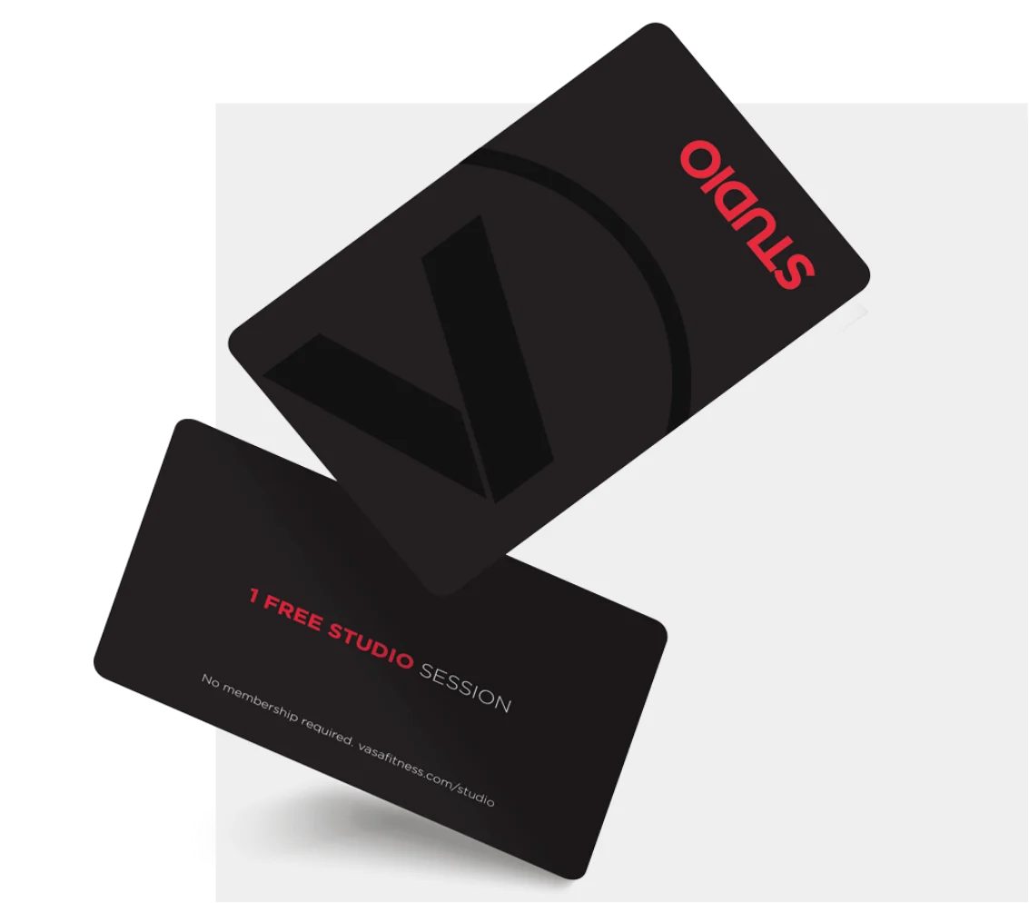 VASA Studio Session Trial Cards