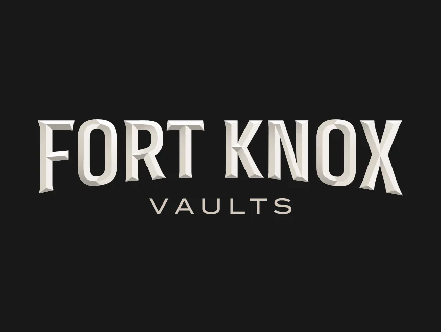 Fort Knox Logo On Black Background