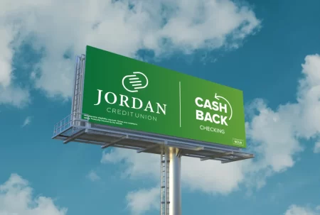 Jordan Credit Union Cash Back Billboard