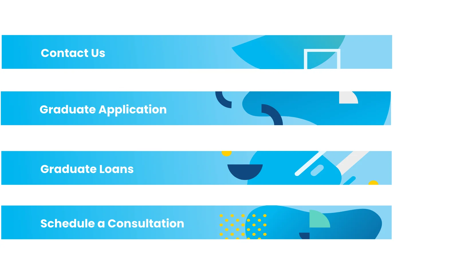 Complete Student Loans Website Header Designs
