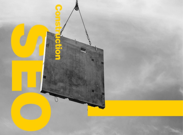 Building material being lifted by construction equipment