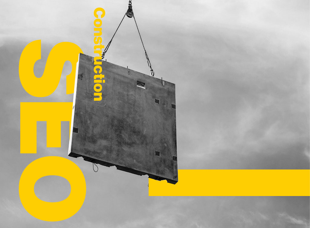 Building material being lifted by construction equipment